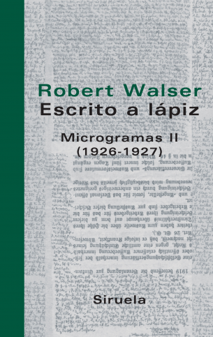 Escrito a lpiz. Microgramas II