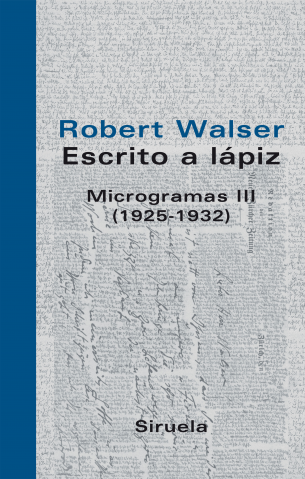 Escrito a lpiz. Microgramas III